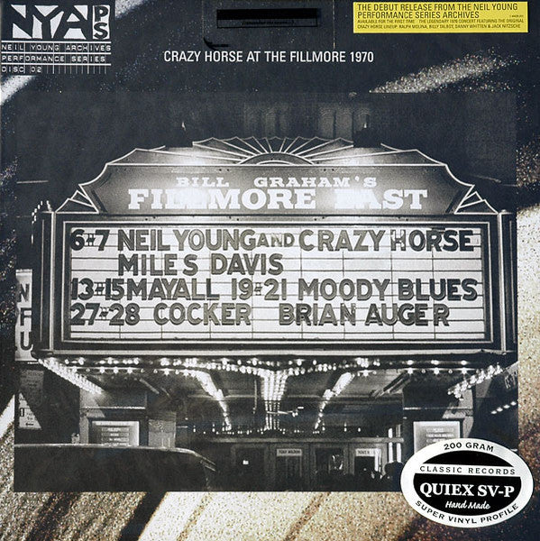Neil Young & Crazy Horse : Live At The Fillmore East March 6 & 7, 1970 (LP, Album, RE, 200)