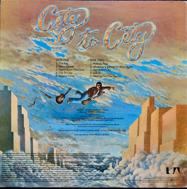 Gerry Rafferty : City To City (LP, Album, Ter)