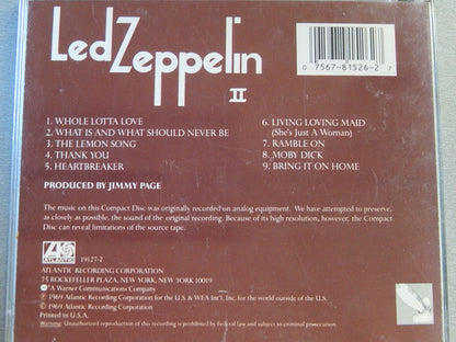 Led Zeppelin : Led Zeppelin II (CD, Album, RE)