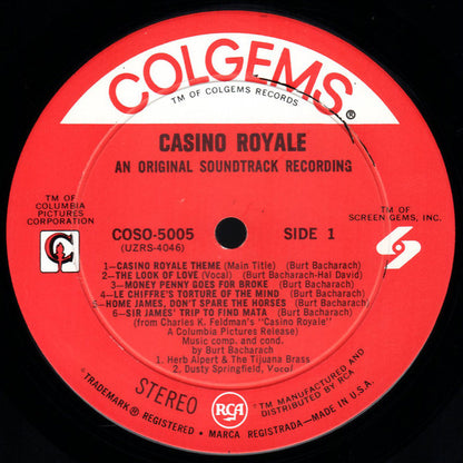 Burt Bacharach : Casino Royale (An Original Soundtrack Recording) (LP, Album, Roc)