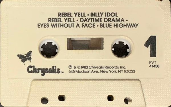 Billy Idol : Rebel Yell (Cass, Album, Num, LS )