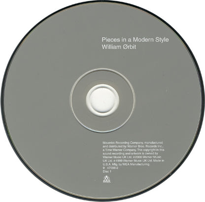 William Ørbit* : Pieces In A Modern Style (CD, Album + CD, Single)