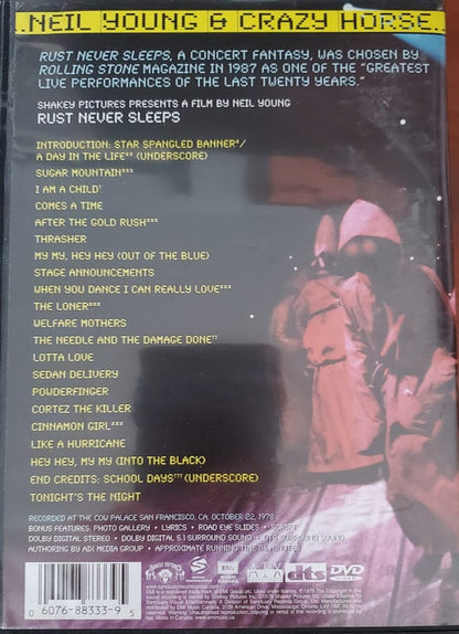 Neil Young & Crazy Horse : Rust Never Sleeps (DVD-V)