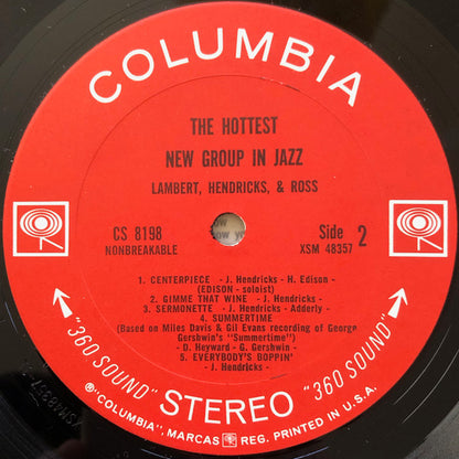 Lambert, Hendricks & Ross with the Ike Isaacs Trio* featuring Harry Edison : The Hottest New Group In Jazz (LP, RE)