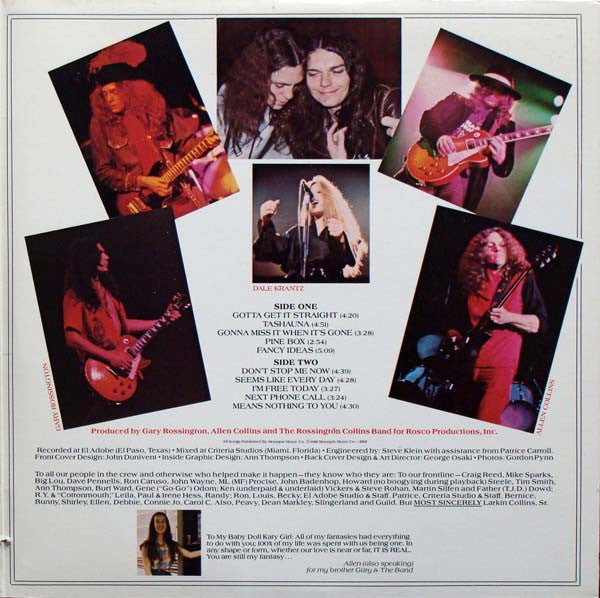 Rossington Collins Band : This Is The Way (LP, Album, Glo)