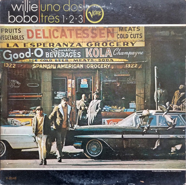 Willie Bobo : Uno Dos Tres 1•2•3 (LP, Album, Mono)