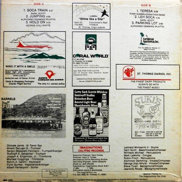 The Imaginations (2) : Soarin High (LP, Album)