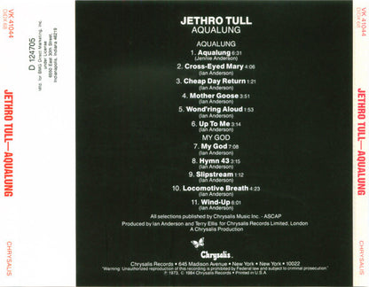 Jethro Tull : Aqualung (CD, Album, Club, RE, Den)