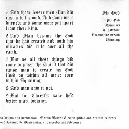 Jethro Tull : Aqualung (CD, Album, Club, RE, Den)