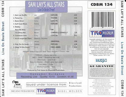 Sam Lay's All Stars : Live  On Beale Street (CD, Album)