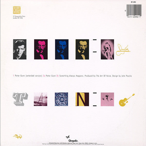 The Art Of Noise Featuring Duane Eddy : Peter Gunn (Extended Version) (12", Single, Car)