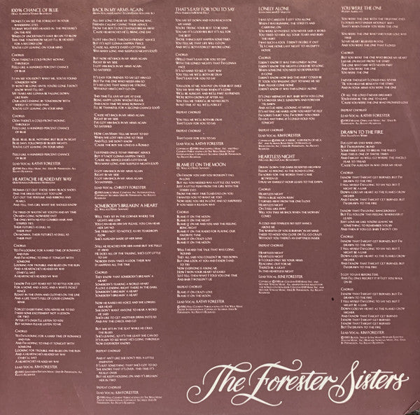 The Forester Sisters : Perfume, Ribbons & Pearls (LP, Album, Spe)