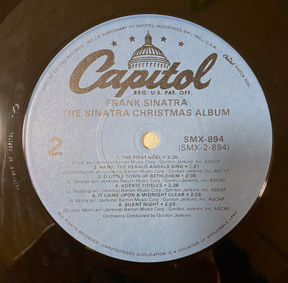 Frank Sinatra : The Sinatra Christmas Album (LP, Album, RP, Blu)