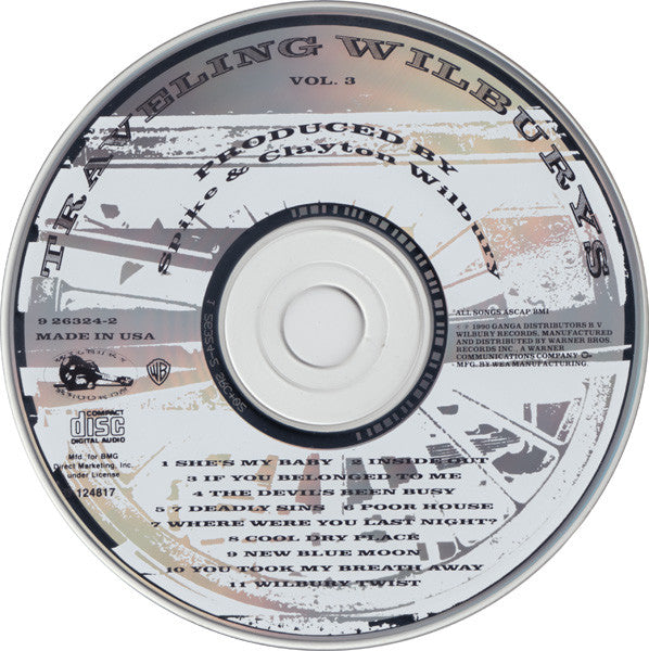 Traveling Wilburys : Vol. 3 (CD, Album, Club)