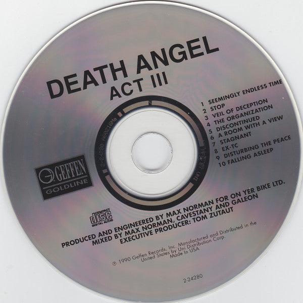Death Angel (2) : Act III (CD, Album, RE)