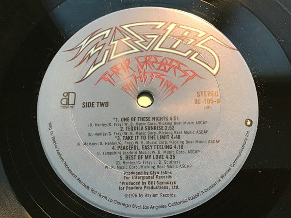 Eagles : Their Greatest Hits 1971-1975 (LP, Comp)