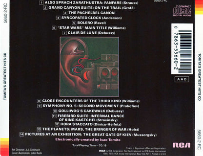 Tomita : Tomita's Greatest Hits CD (CD, Comp)