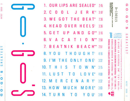 Go • Go's* : Greatest (CD, Comp, Club)