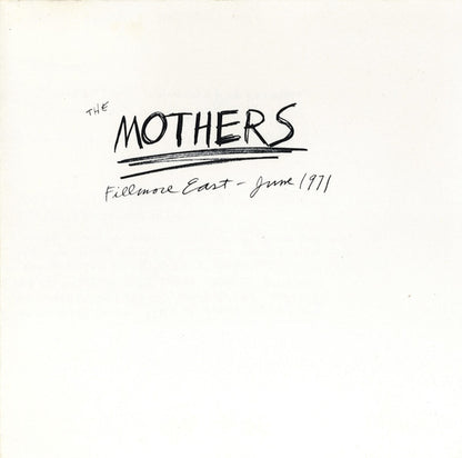 Frank Zappa / The Mothers : Fillmore East - June 1971 (CD, Album, RE, RM, RP)
