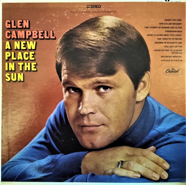 Glen Campbell : A New Place In The Sun (LP, Album, Scr)