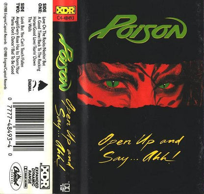 Poison (3) : Open Up And Say ...Ahh! (Cass, Album, Dol)