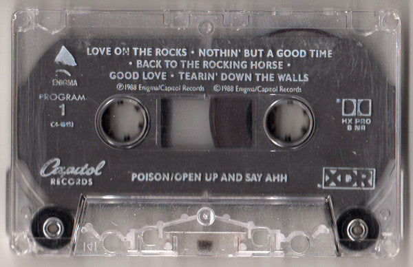 Poison (3) : Open Up And Say ...Ahh! (Cass, Album, Dol)