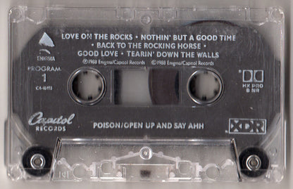 Poison (3) : Open Up And Say ...Ahh! (Cass, Album, Dol)