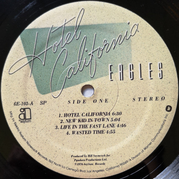 Eagles : Hotel California (LP, Album, RE, SP )