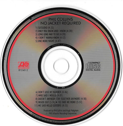 Phil Collins : No Jacket Required (CD, Album, RE, Den)