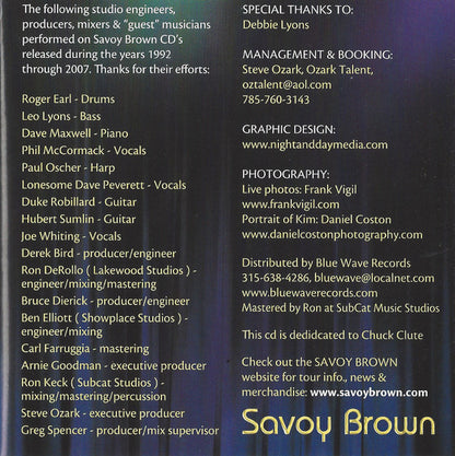 Savoy Brown : Too Much Of A Good Thing The Savoy Brown Collection 1992 - 2007 (CD, Comp)