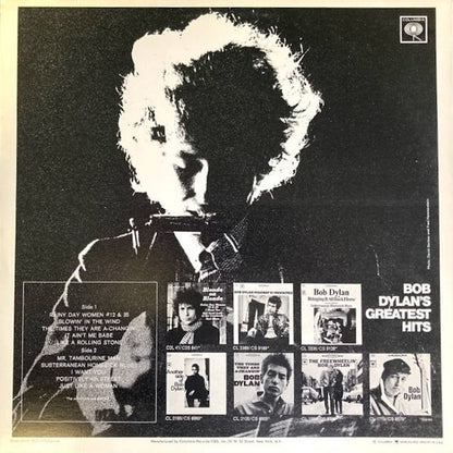 Bob Dylan : Bob Dylan's Greatest Hits (LP, Comp, RE, Pit)
