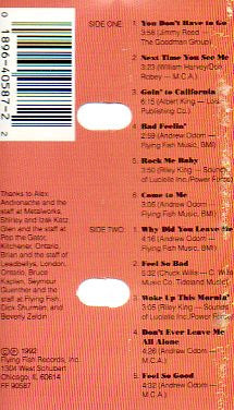 Andrew "B.B." Odom* & The Gold Tops : Goin' To California (Cass, Album)