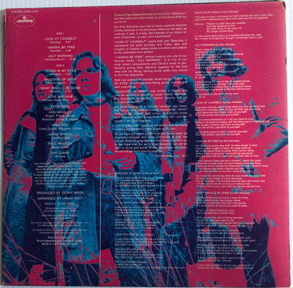 Uriah Heep : Look At Yourself (LP, Album, Ter)