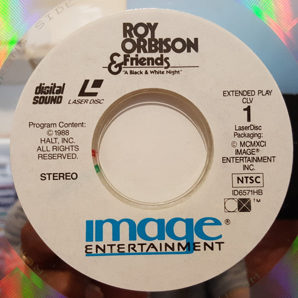 Roy Orbison & Friends* : A Black & White Night Live (Laserdisc, 12", S/Sided, NTSC)