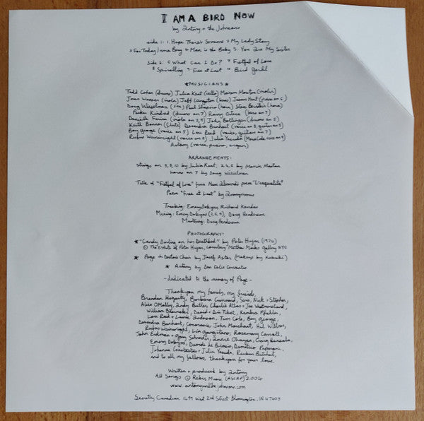 Antony And The Johnsons : I Am A Bird Now (LP, Album, RE)