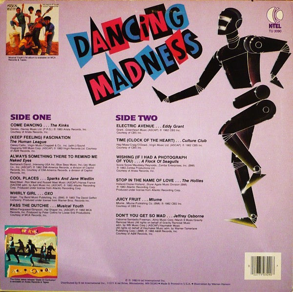 Various : Dancing Madness (LP, Comp, 74 )