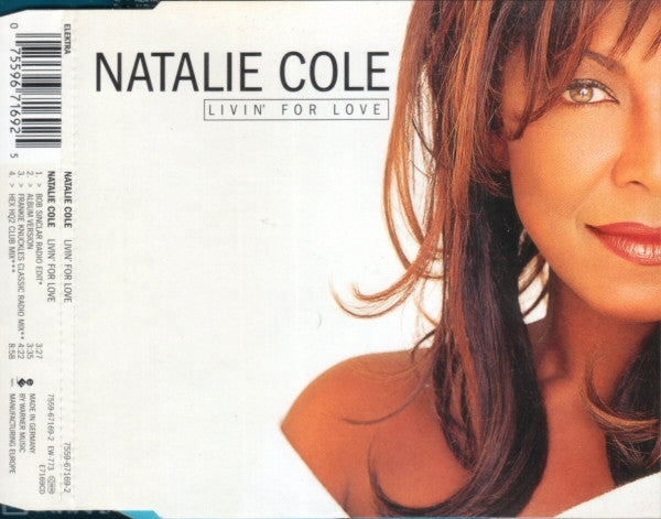 Natalie Cole : Livin' For Love (CD, Single)