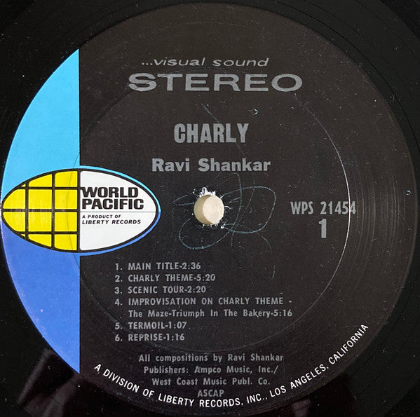 Ravi Shankar : Charly (LP, Album, Ter)