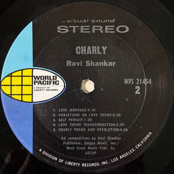 Ravi Shankar : Charly (LP, Album, Ter)