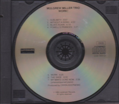 Mulgrew Miller : Work! (CD, Album)