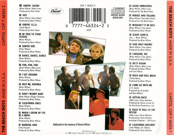 Buy The Beach Boys : Made In U.S.A. (CD, Comp) Online for a great