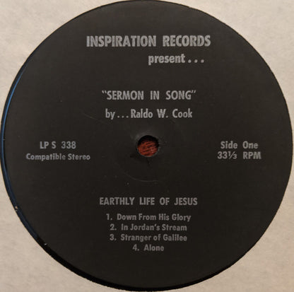 Raldo W. Cook* : Sermon In Song (LP, Album)