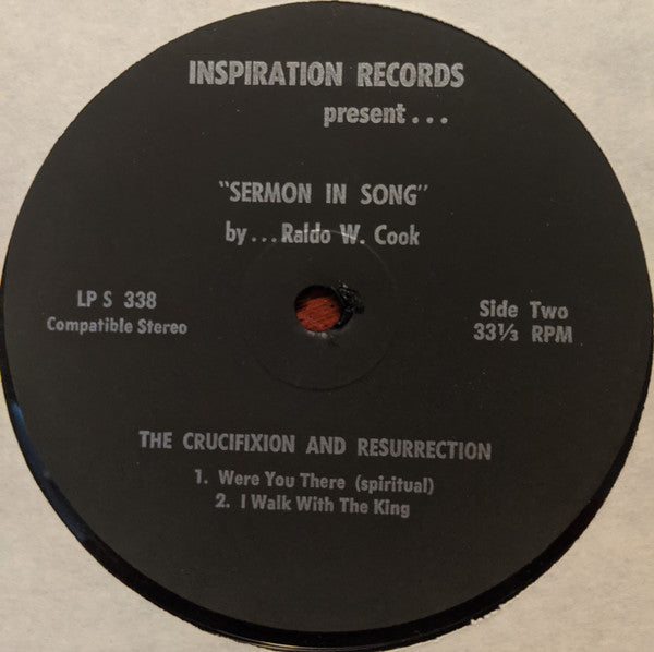 Raldo W. Cook* : Sermon In Song (LP, Album)