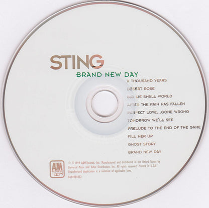 Sting : Brand New Day (CD, Album, Club, RP, BMG)