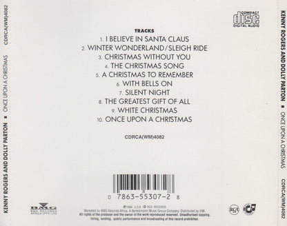Kenny Rogers & Dolly Parton : Once Upon A Christmas (CD, Album)