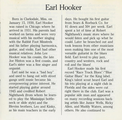 Earl Hooker : Two Bugs And A Roach (CD, Comp)