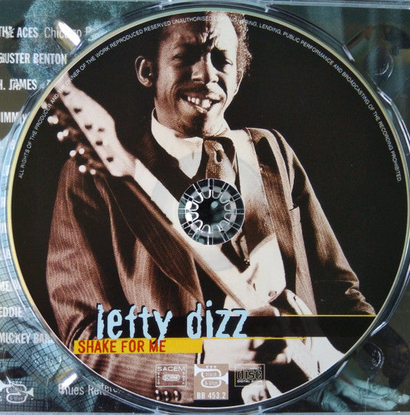 Lefty Dizz featuring Big Moose Walker* : Shake For Me (CD, Album, RE, RM)
