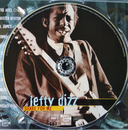 Lefty Dizz featuring Big Moose Walker* : Shake For Me (CD, Album, RE, RM)