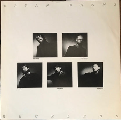 Bryan Adams : Reckless (LP, Album, R -)