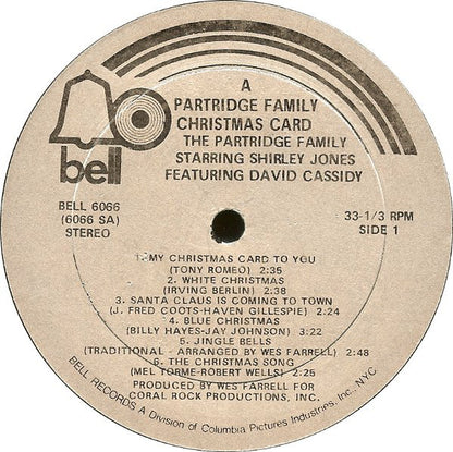 The Partridge Family : A Partridge Family Christmas Card (LP, Album)